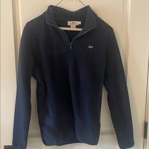 Vineyard Vines Women’s Navy Blue Quarter Zip Fleece